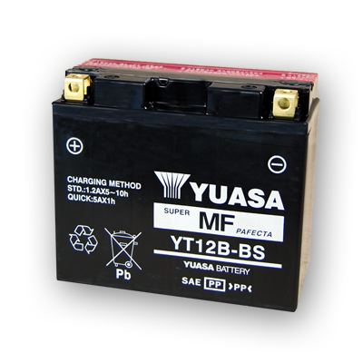 12V YTX12-BS 12Ah AGM Motorradbatterie Motorrad Roller Batterie