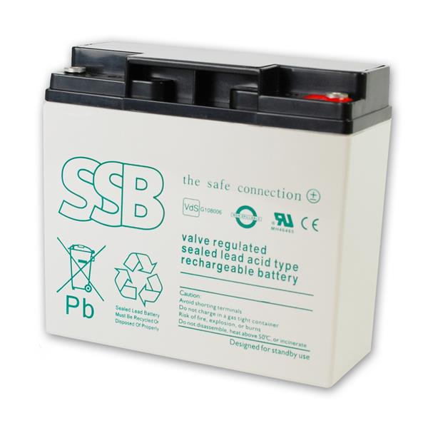 SSB SBLV 17-12i Bleibatterie 12V 17Ah VdS Longlife