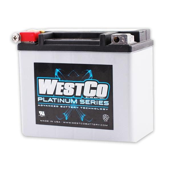 WCP12 WESTCO Motorradbatterie 12V 10Ah 180A (EN) PLATINUM Advanced AGM, WESTCO, Motorradbatterien
